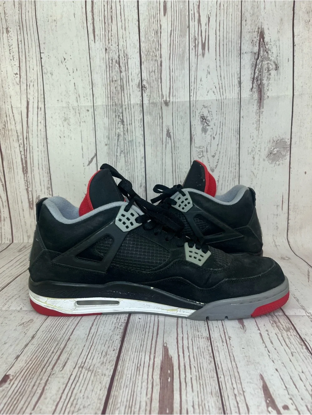 Jordan 4 Bred 2012 Men's Athletic Sneakers Size 13